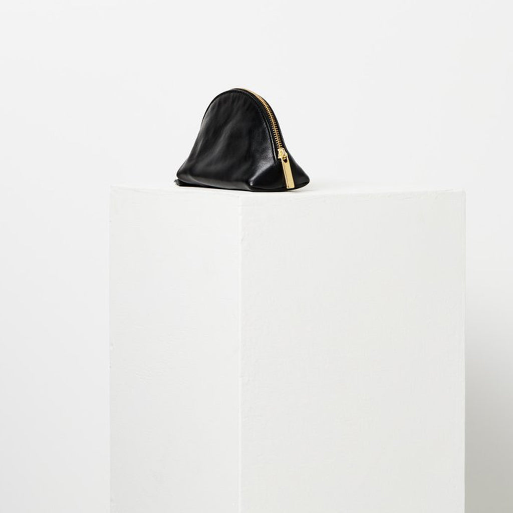 Mega Tassel Coin Clutch / Black