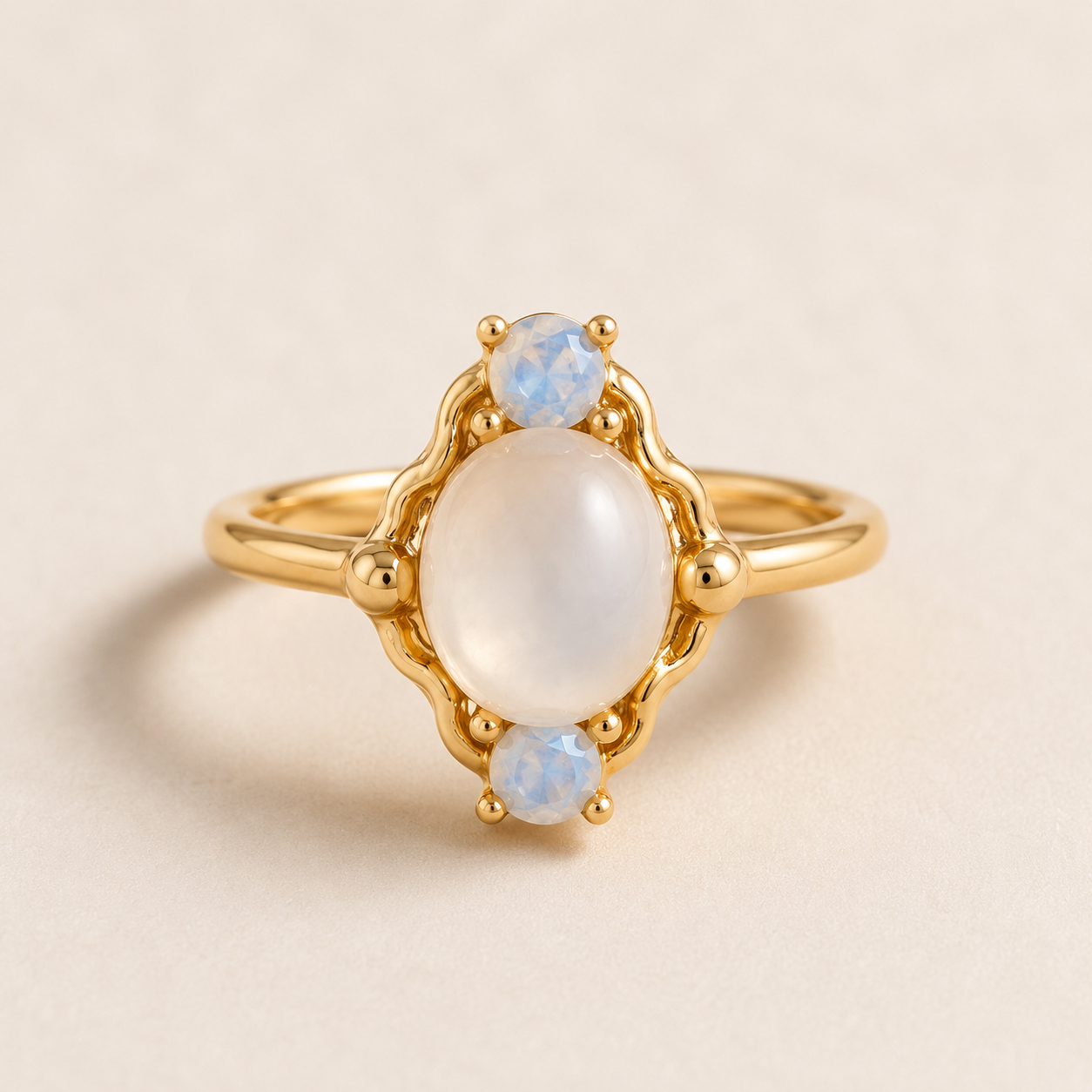 Celestial Bloom Statement Ring