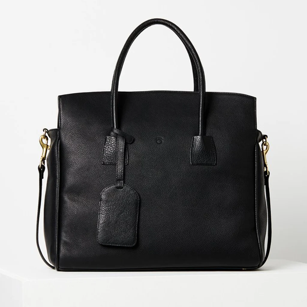 Top Folding Tote / Black