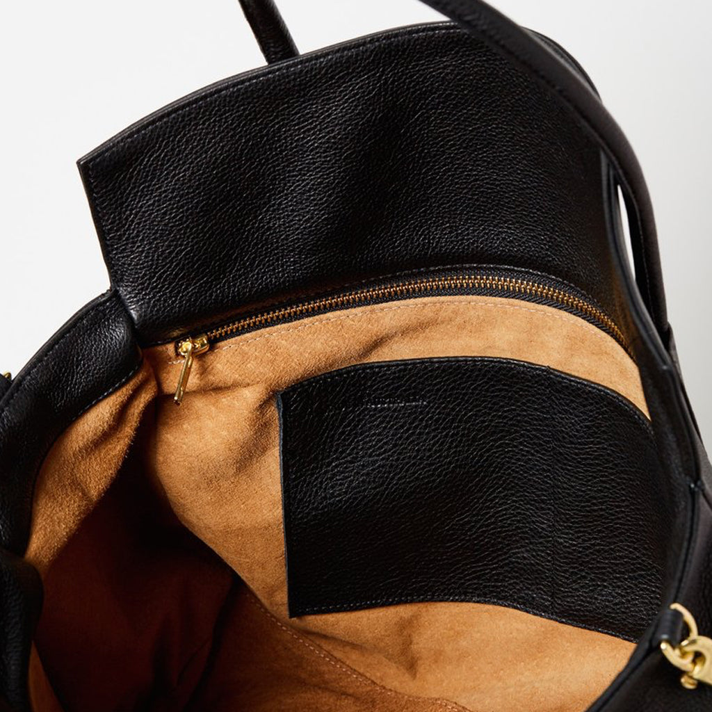 Top Folding Tote / Black