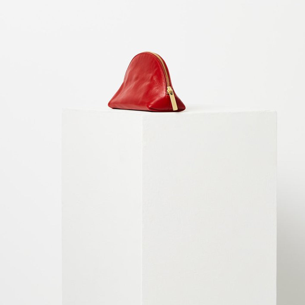 Mega Tassel Coin Clutch / Scarlet