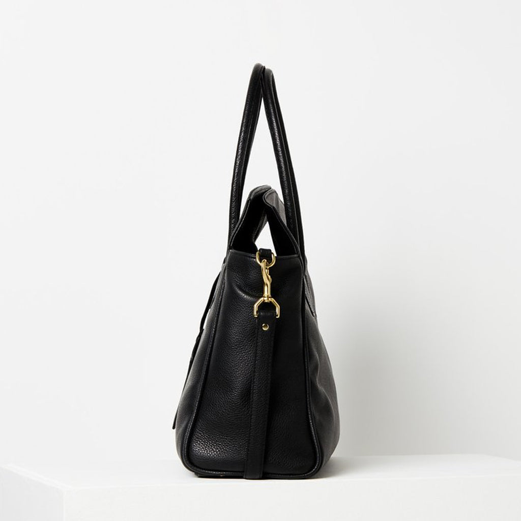 Top Folding Tote / Black