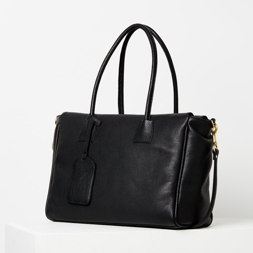 Top Folding Tote / Black