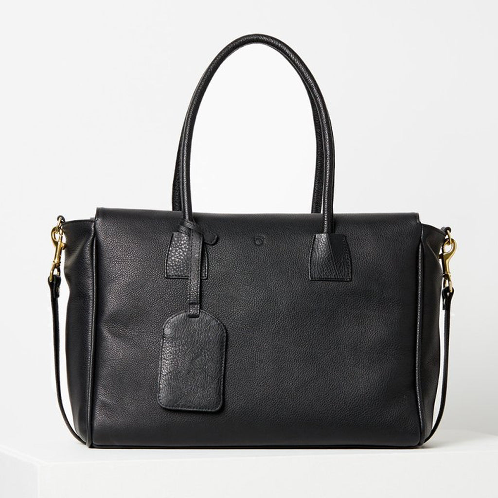 Top Folding Tote / Black