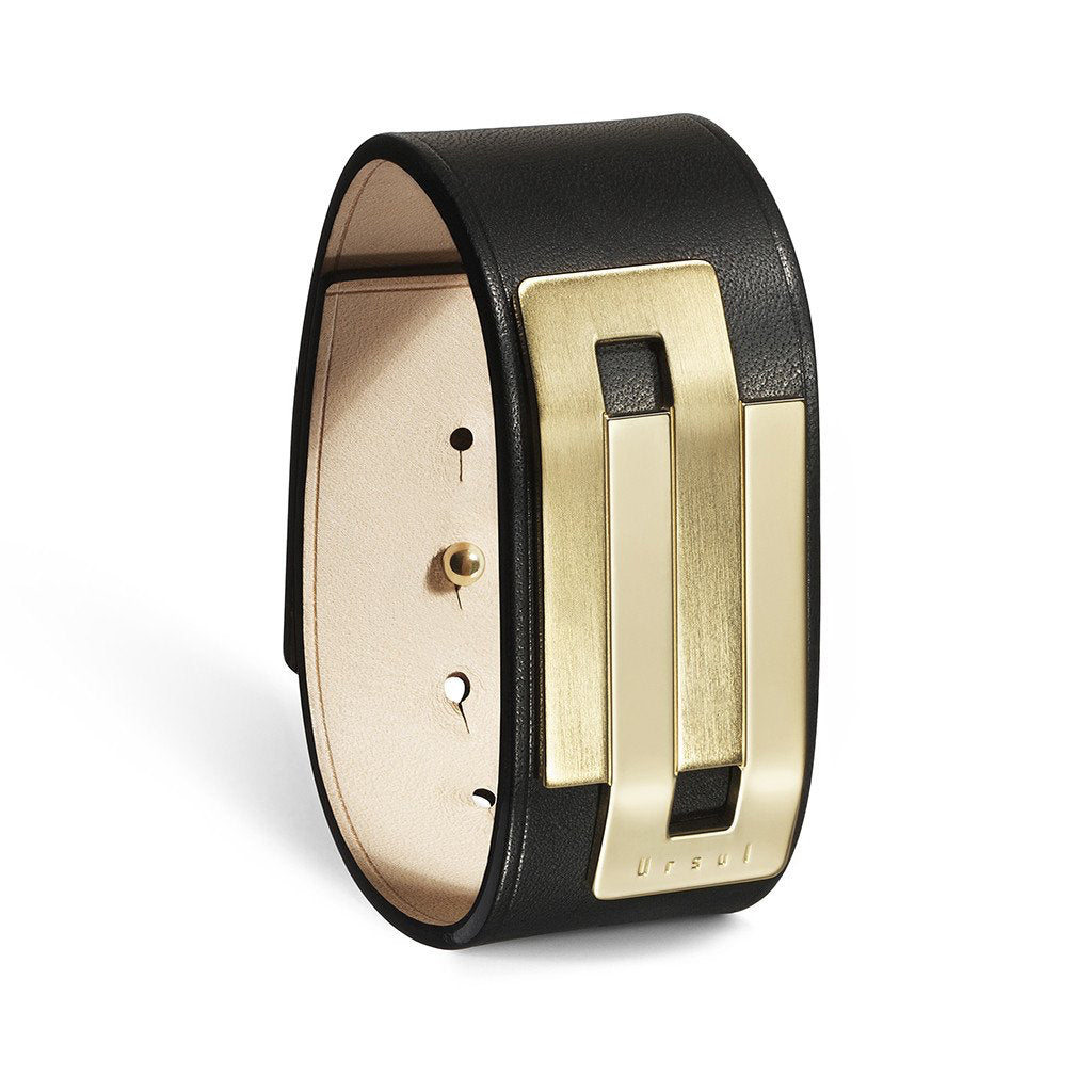 EMBRACE 26 / BLACK LEATHER CUFF