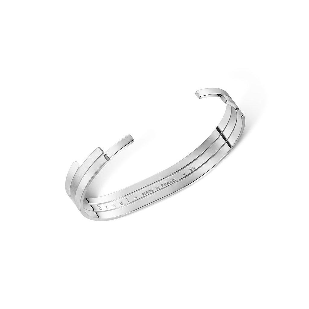 Stainless Steel Cuff Bracelet - Silver Xs / Silver