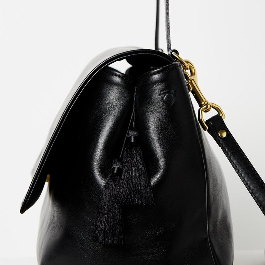 Flap Bag Black Handbags Handcrafted In Australia By KEEVIL